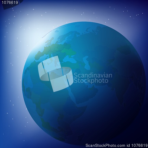 Image of Abstract business background globe