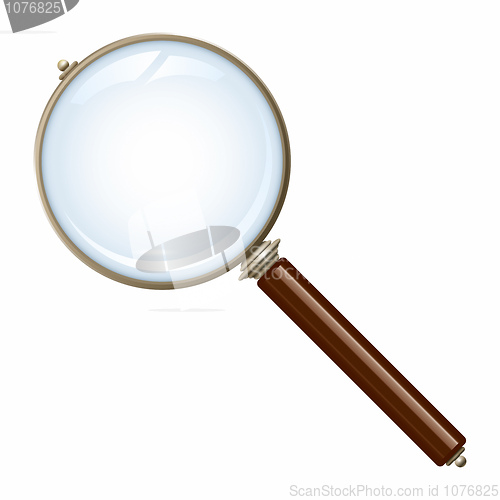 Image of old magnifying glass