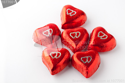 Image of Chocolate hearts for Valentine's day