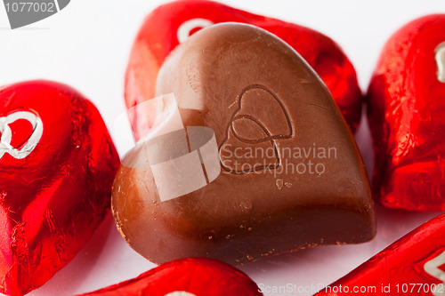 Image of Chocolate hearts for Valentine's day