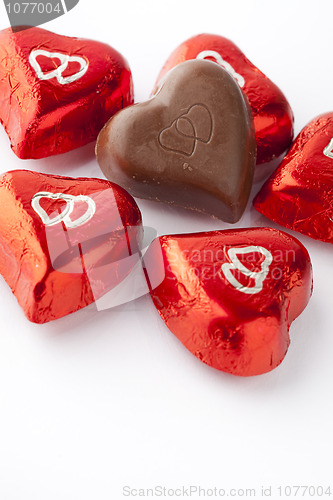 Image of Chocolate hearts for Valentine's day
