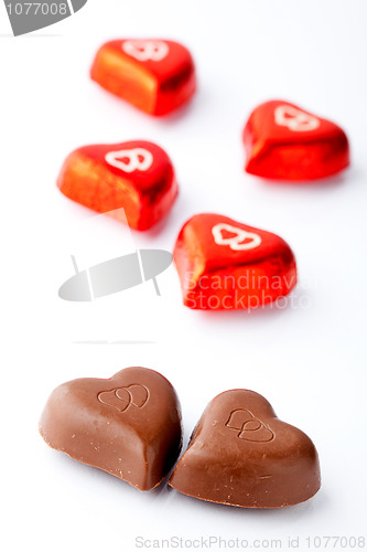 Image of Chocolate hearts for Valentine's day