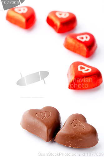 Image of Chocolate hearts for Valentine's day