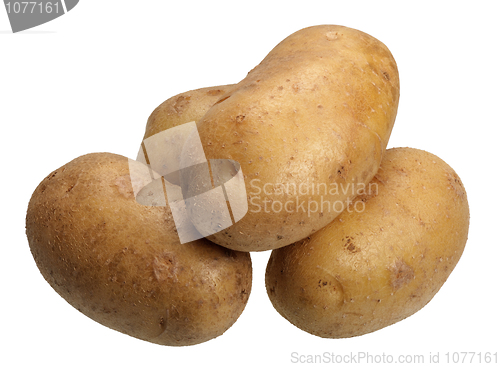 Image of Potatoes, isolated