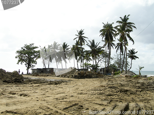 Image of effects of hurricane Soufriere St. Lucia
