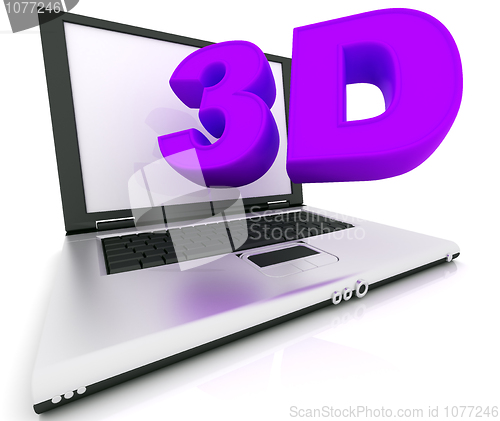 Image of Word "3D"