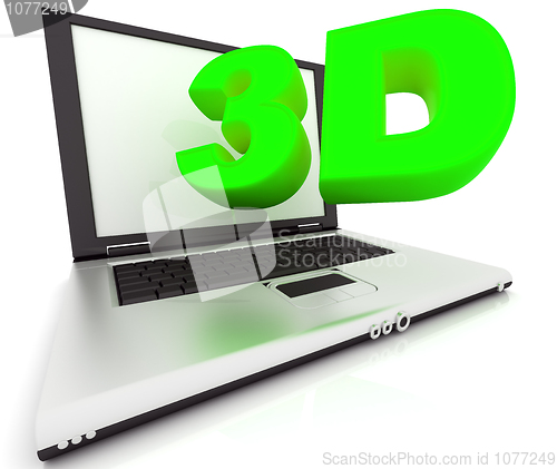 Image of Word "3D"