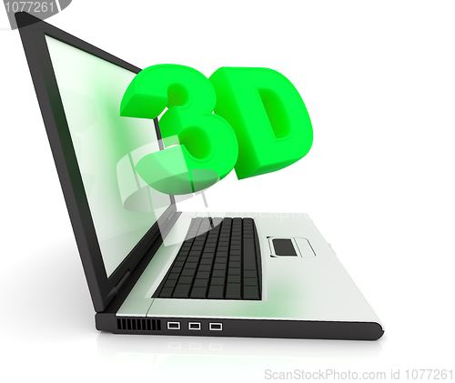 Image of Word "3D"