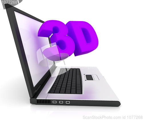 Image of Word "3D"