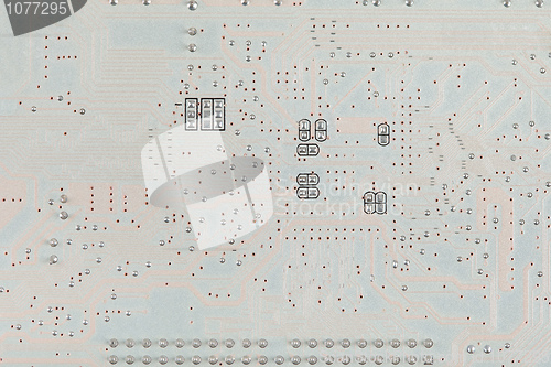 Image of Tech blue industrial circuit electronic texture