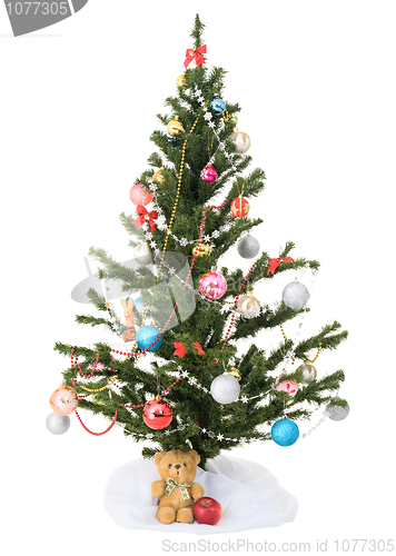 Image of Decorated  christmas tree