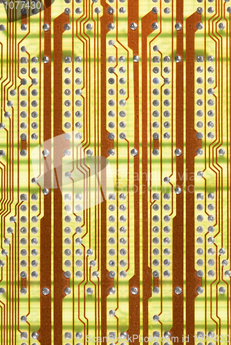 Image of Retro circuit board background