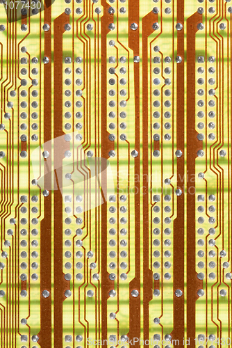 Image of Retro circuit board background