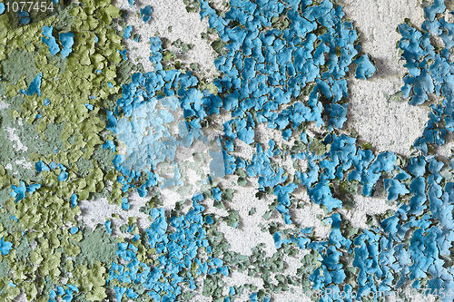 Image of Old peeled concrete wall grunge background