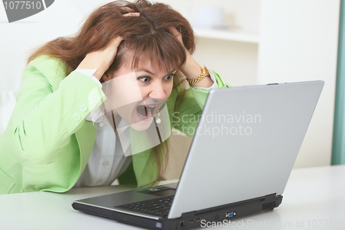 Image of Woman disappointed with intercourse in Internet