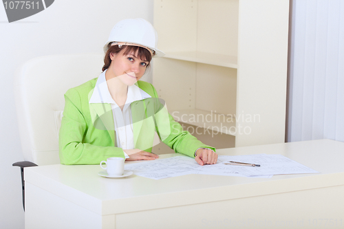 Image of Woman engineer on workplace