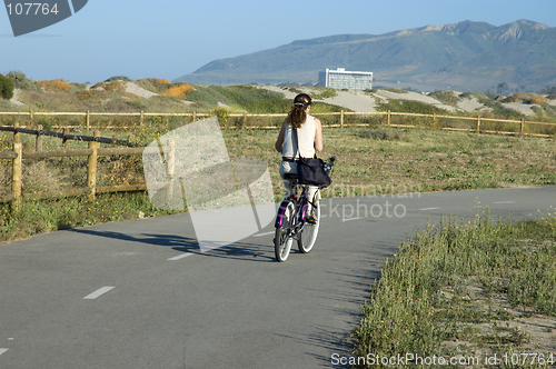 Image of Bike Path by the Beach