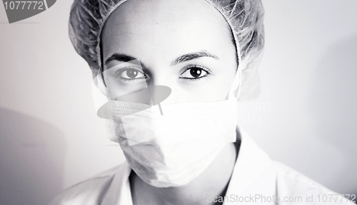 Image of Portrait of a young doctor!