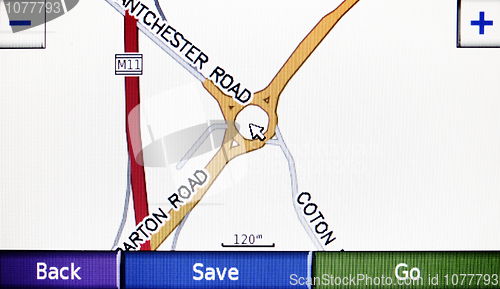 Image of GPS screen
