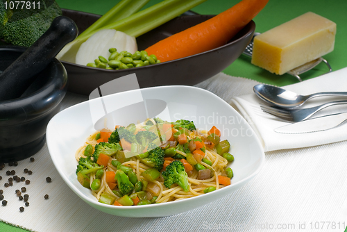 Image of vegetable pasta