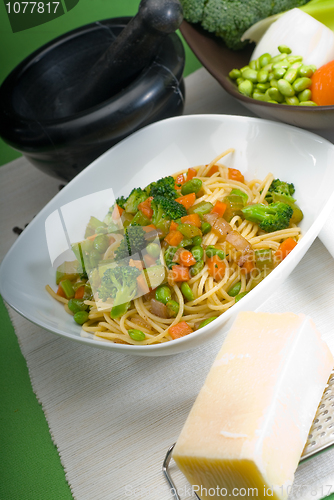 Image of vegetable pasta
