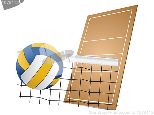 Image of Volleyball design elements