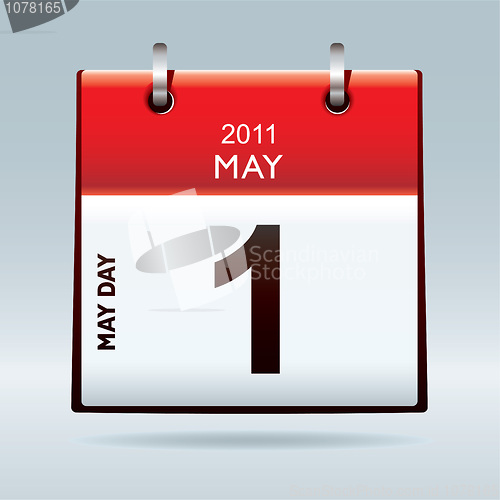 Image of May day calendar icon