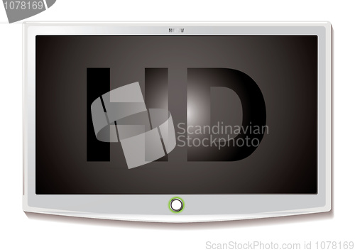 Image of LCD TV HD white