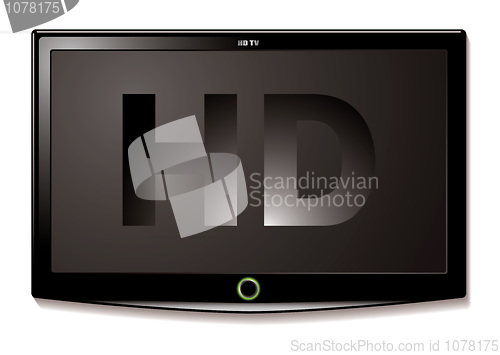 Image of LCD TV HD black