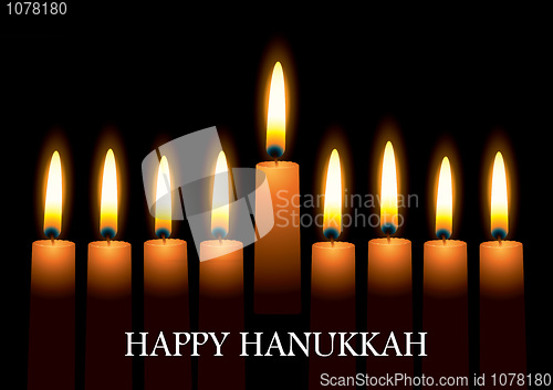 Image of Hanukkah candles