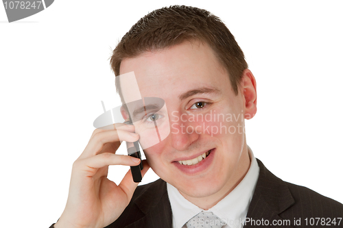 Image of Friendly businessman