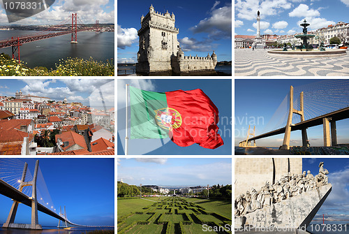 Image of Collage of Lisbon sights