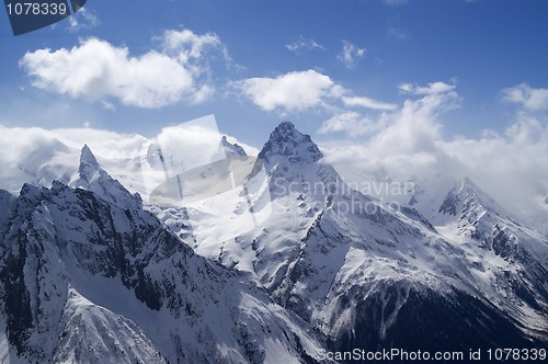 Image of Mountains. Caucasus. Dombai.