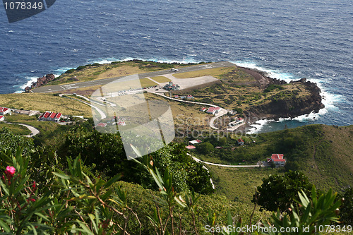 Image of Saba island in the Caribbean