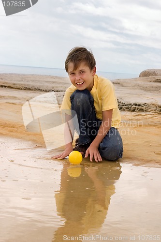 Image of Playing in water