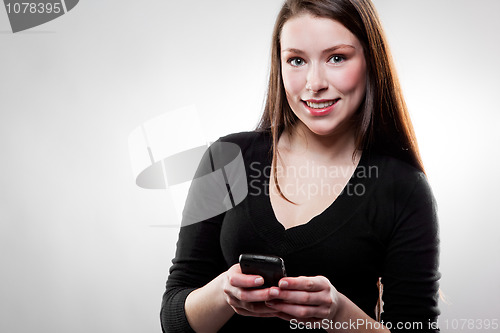 Image of Businesswoman on the phone