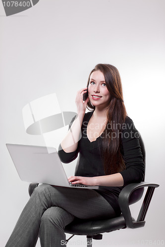 Image of Businesswoman on the phone