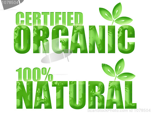 Image of Certified Organic and Natural Symbols