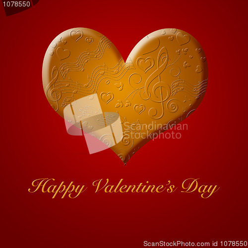 Image of Happy Valentines Day Music Songs from the Gold Heart