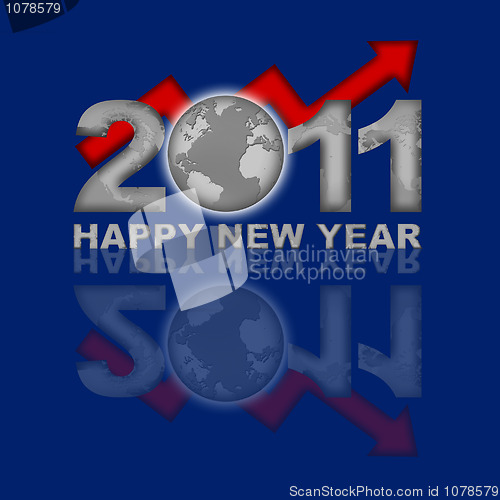 Image of Happy New Year 2011 Global Financial