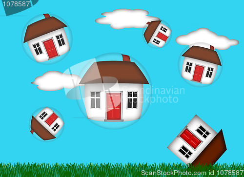 Image of Real Estate Housing Bubble Burst