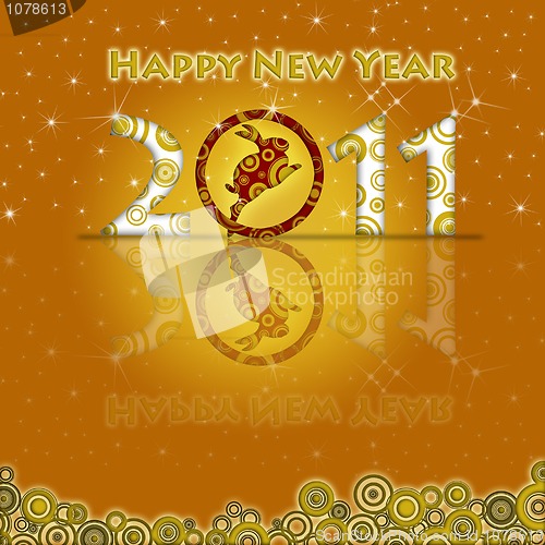 Image of Year of the Rabbit 2011 Circles Gold