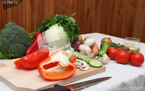 Image of Salad ingredients