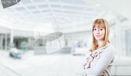 Image of Portrait of a young attractive business woman