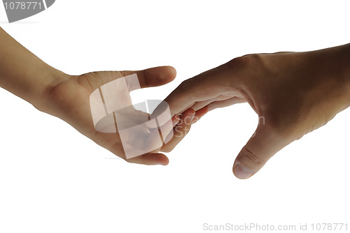 Image of Holding hands