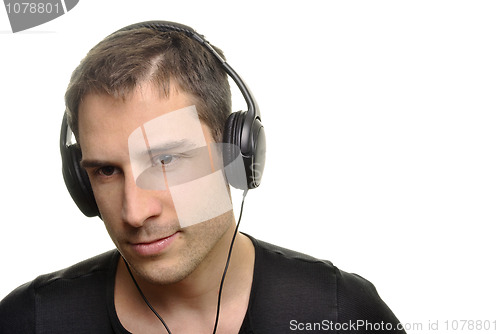 Image of Man with headphones