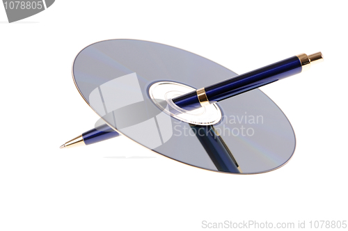 Image of pen with disk