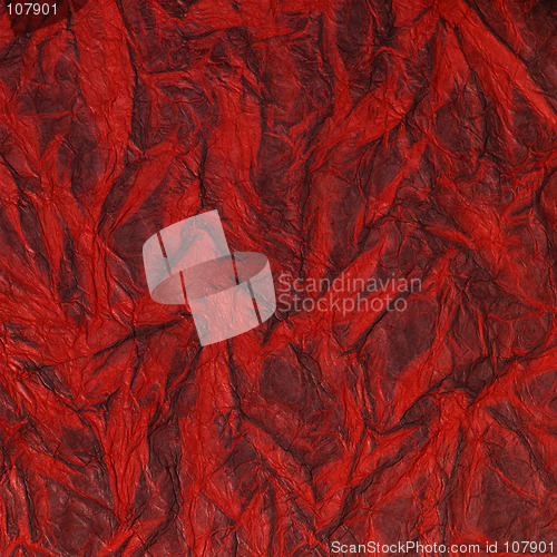 Image of flaming red paper