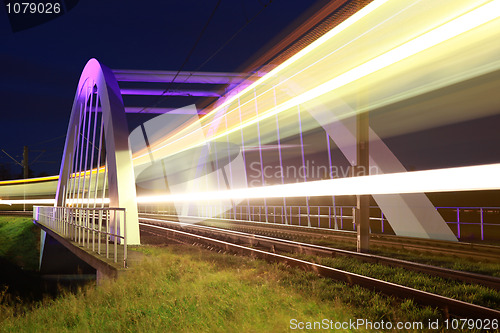 Image of Bridge for light rails near Stuttgart