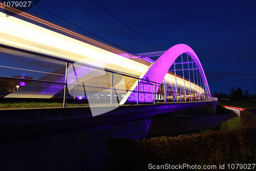 Image of Bridge for light rails near Stuttgart